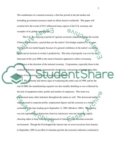 Effect of Terrorism on the Global Economy