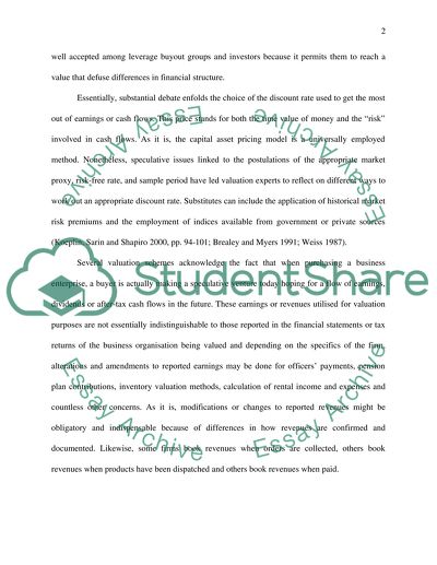 Finance and Growth Strategies -MBA-