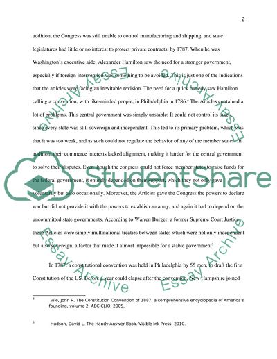 Evolution American Government, Bill of Rights