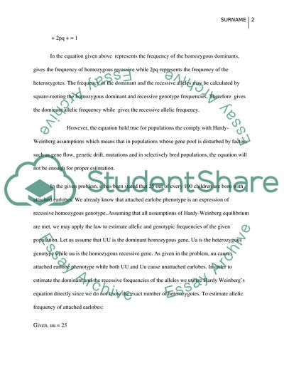 Hypothetical population,