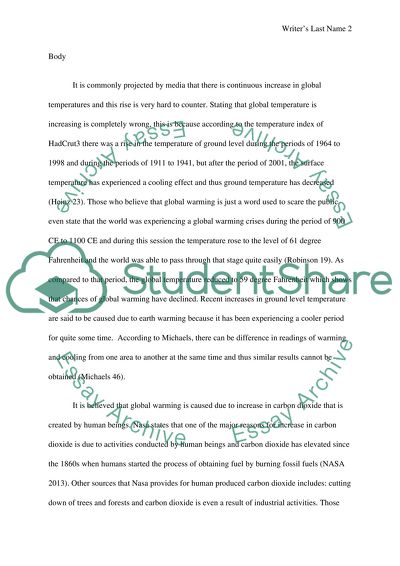 Global warming : myth or reality