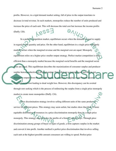 Monopoly in Parking Economics