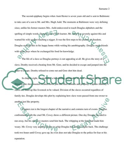 Book Review of Narrative of the Life of Frederick Douglass