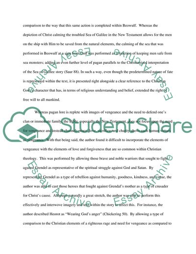 Reaction paper on beowulf poem