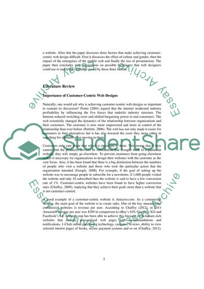 Factors Affecting Customer-Centric Website Design