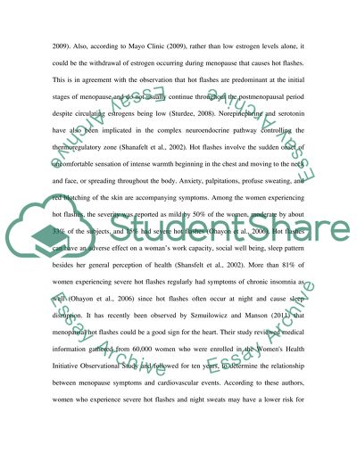 Can Menopausal Symptoms Be Controlled