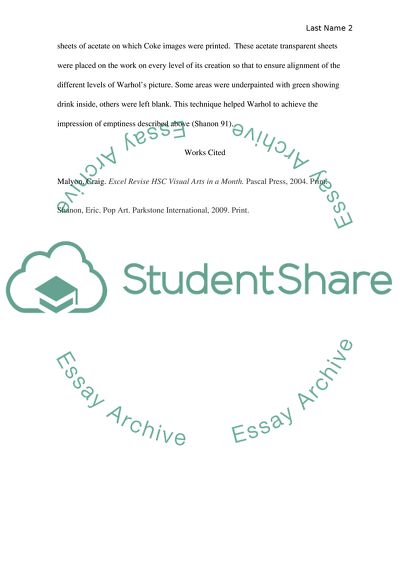 Andy Warhol Coca-Cola Bottles