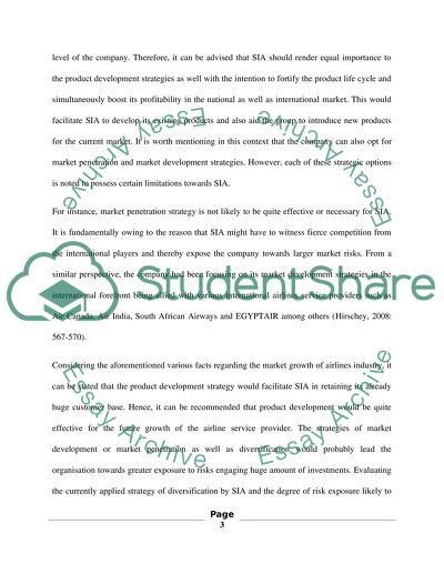 Recommendation of options that are available for Singapore Airlines for their future strategy direction