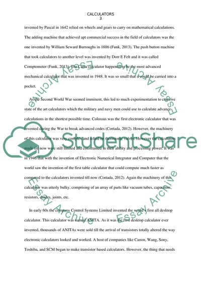 How Have Calculators Developed