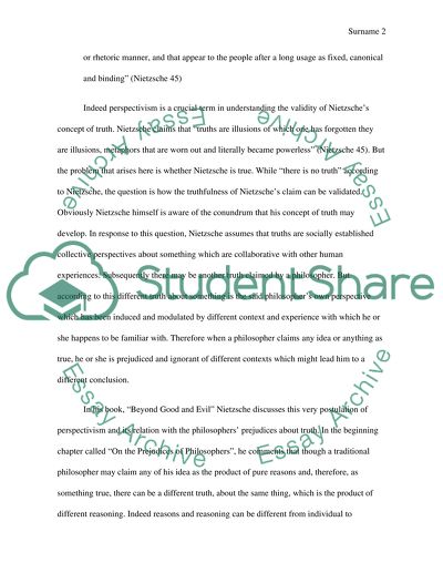 In response to Nietzsche