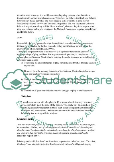 The way play-based approaches to teaching and learning impact in the quality education