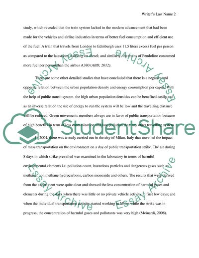 Public Transport in America