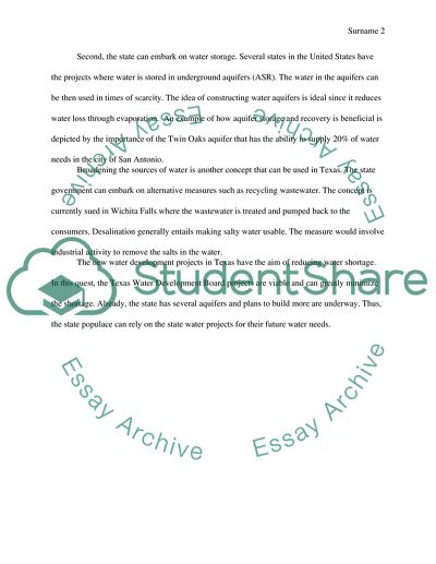 Public Policy - Resources assignment