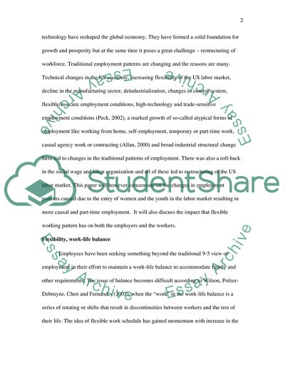 Traditional Model of Employment