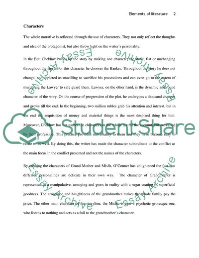 Elements of Literature Plot, Characters, Stylistic Devices