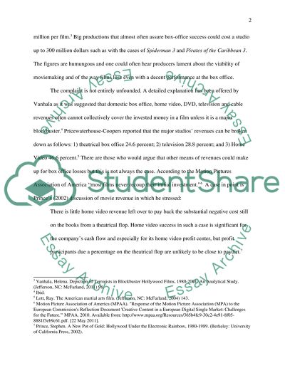 The Movie Entertainment Industry