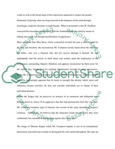 Absalom Absalom by William Faulkner