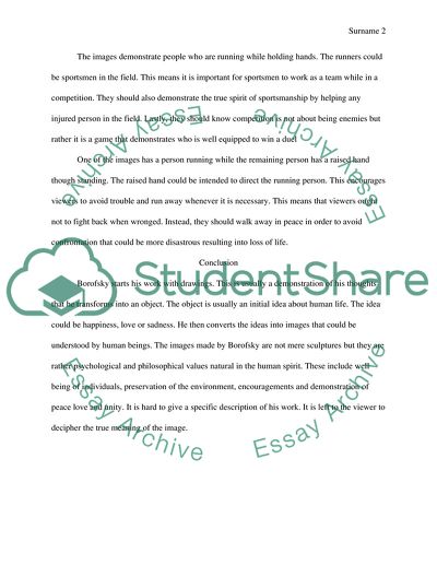 Designing Sculptures by Borofsky