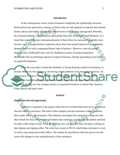 Strategic Issues and problems of Starbucks