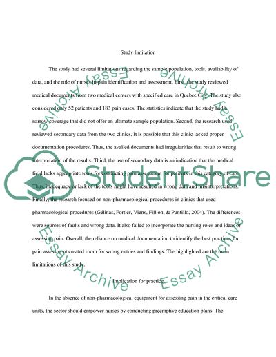 Critical nursing situations