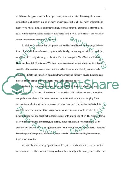 The Advantage of Data Mining