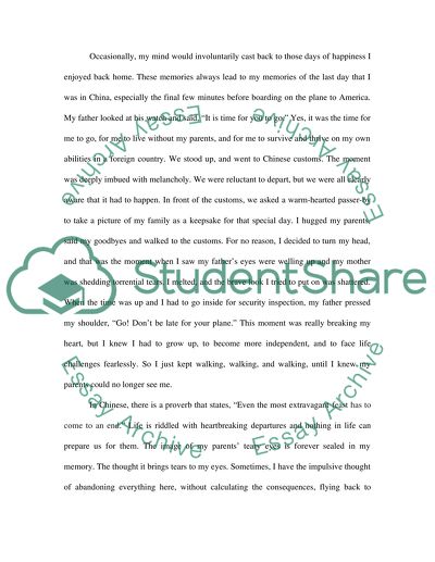 My most significant memory