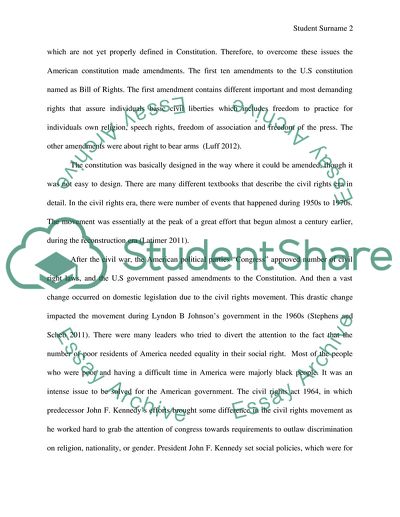 American Civil Liberty And Federal Law