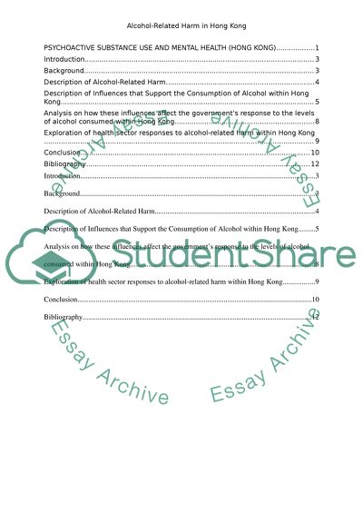 Psychoactive Substance use and Mental Health