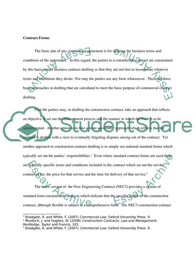 Construction Contracts: Freedom of Contract