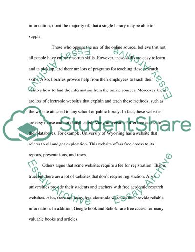 What Is the Perfect Place to Do Research - Library or Internet