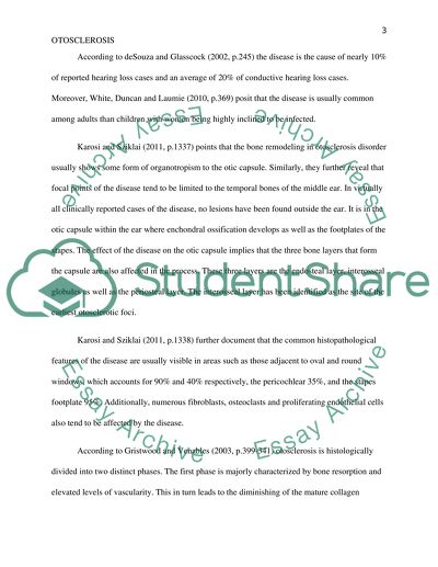 Otosclerosis Medicine
