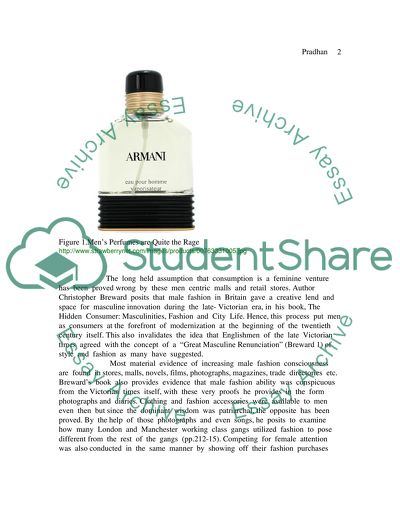 Men as Contemporary Shopping Spectacles in London