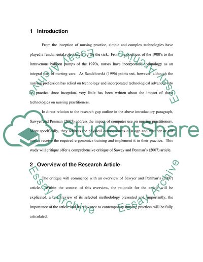 A Fundamental Role in Caring for the Sick
