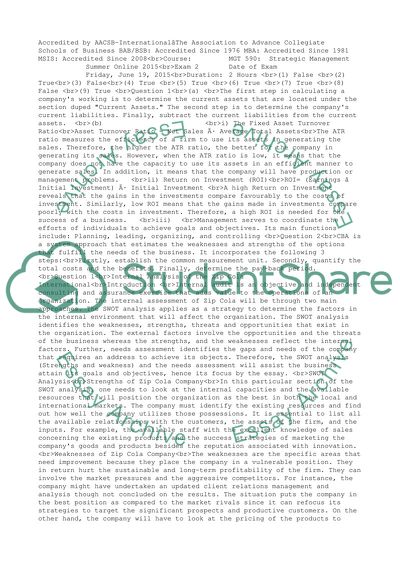 Strategic Management