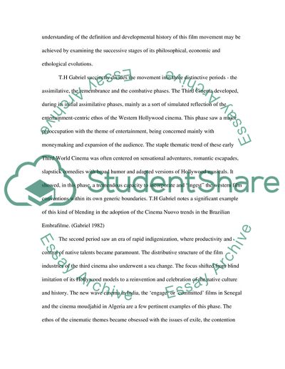 Third World Cinema: A Glimpse into the Latin American and African Film Movements