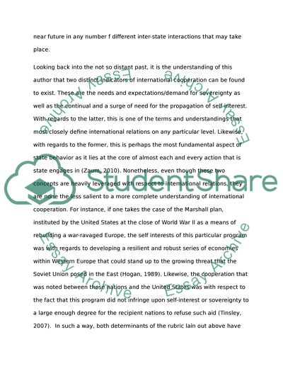 The Upper and Lower Bounds of the International Cooperation Process