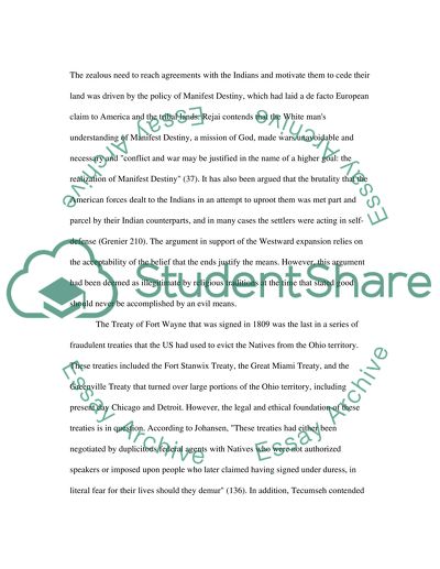 POSITION PAPER: US westward expansion pre 1877