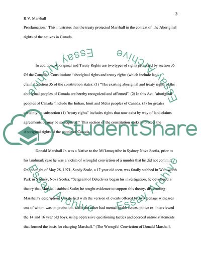 What the Accused Donald Marshall Jr. Was Charged and Convicted