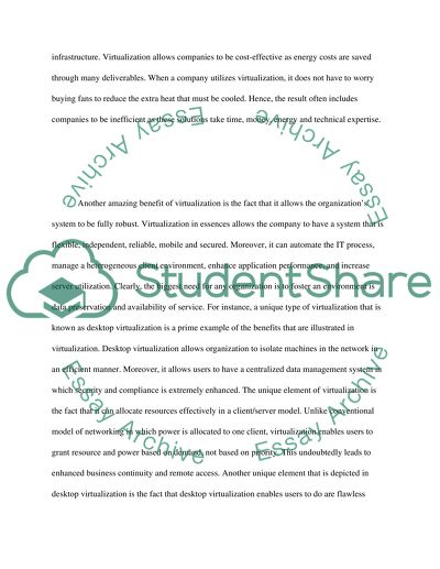 Defining the Subliminal Reality: Virtualization