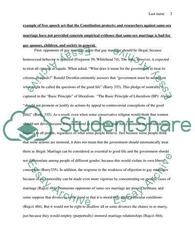 Gay Marriage Showdowns