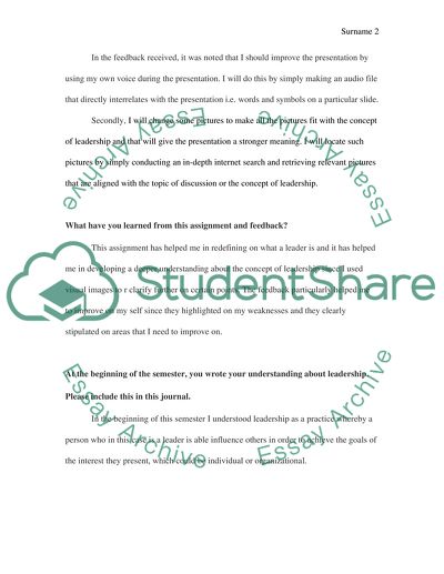 My Strengths and What Needs Improvement