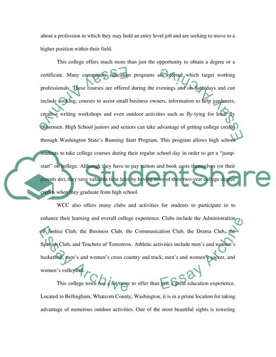 Extra curricular activities at WCC