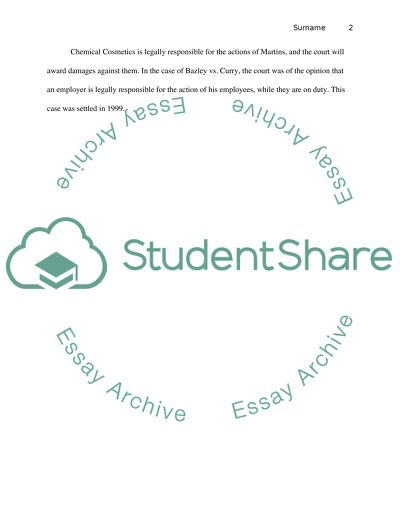 Emplyment low - case study