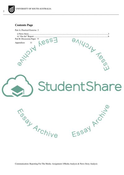 Reporting for the Media