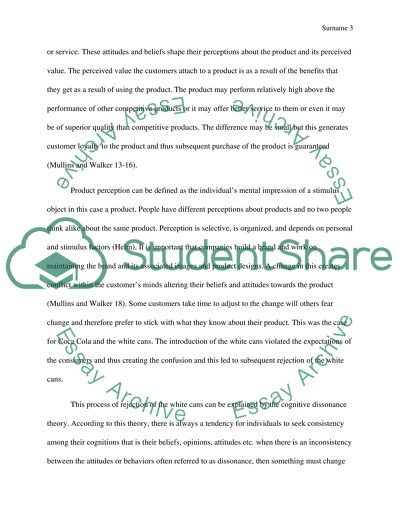 Consumer Behavior of Coca-Cola Company