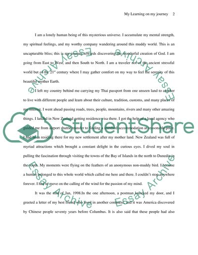 My Learning on My Journey to New Zealand