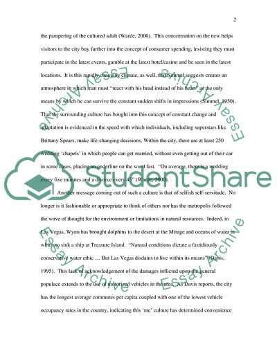 Historical Development of Las Vegas