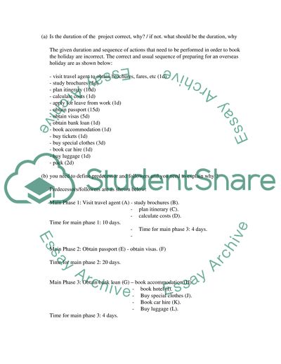 Project management of aproject that i will give