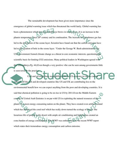 Sustainable Development