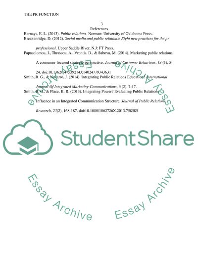 The PR Function Video